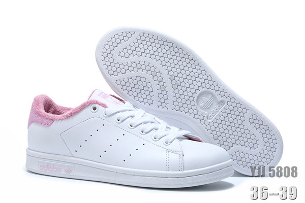 adidas Originals Stan Smith White/Pink (Зимние)