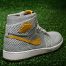 Air Jordan 1 Retro High Flyknit Wolf Grey