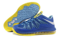 LeBron James X 10 low blue/yellow