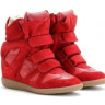 Isabel Marant Bekett sneakers red
