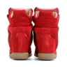 Isabel Marant Bekett sneakers red
