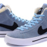 Nike blaze Hi мех (blue)