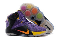 LeBron James 12 purple/yellow