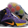 LeBron James 12 purple/yellow