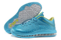 LeBron James X 10 low skyblue/salat