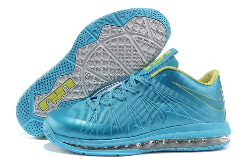 LeBron James X 10 low skyblue/salat
