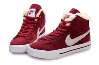 Nike blaze Hi мех (red)