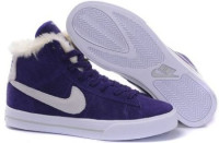 Nike blaze Hi мех (purple)