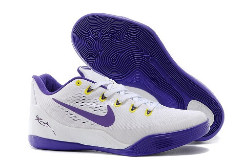 Kobe 9 low EM white/blue/yellow