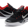 Kobe 9 low EM "Black/Laser-Crimson/Wolf Grey"