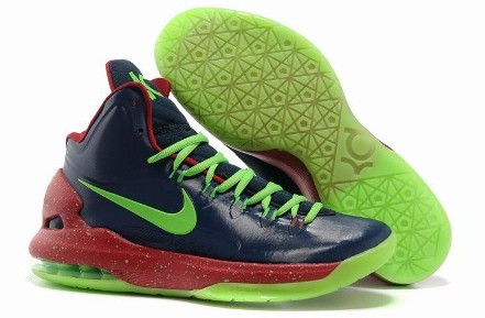 Kevin Durant 5 ( navvy red green)