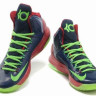Kevin Durant 5 ( navvy red green)