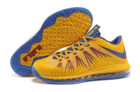 LeBron James X 10 low yellow/blue