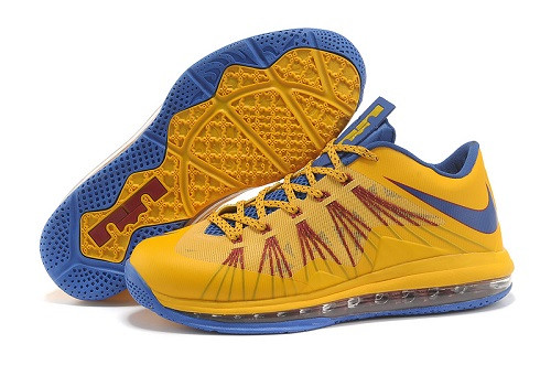 LeBron James X 10 low yellow/blue