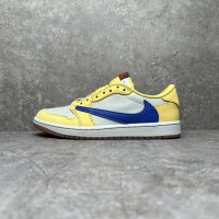 OG TRAVIS SOCTT X NIKE AIR JORDAN 1 LOW YELLOW DZ4137-700