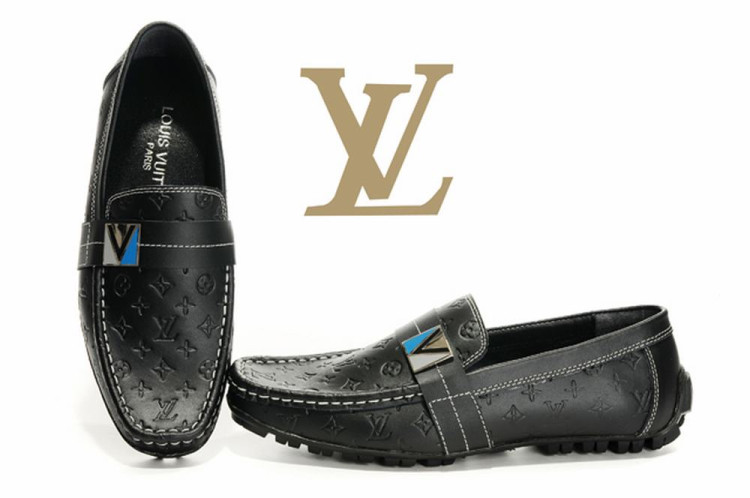 LV moccasin black