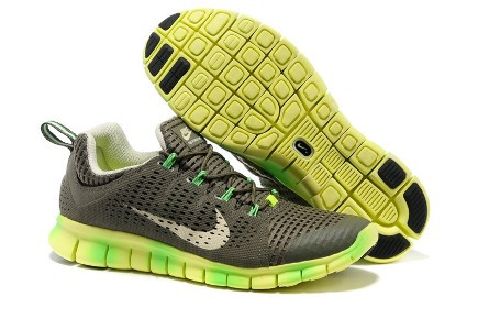 NIKE FREE POWERLINES+ 2 gray/yellow/green