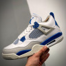 NIKE AIR JORDAN 4 RETRO MILITARY BLUE 2012 308497-105