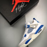 NIKE AIR JORDAN 4 RETRO MILITARY BLUE 2012 308497-105
