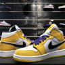 Air Jordan 1 Mid Lakers 852542-700