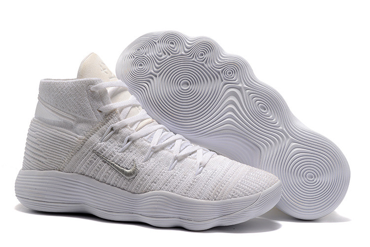 Nike React Hyperdunk 2017 High Flyknit Pure Platinum