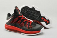 LeBron James X 10 low Black / Total Crimson