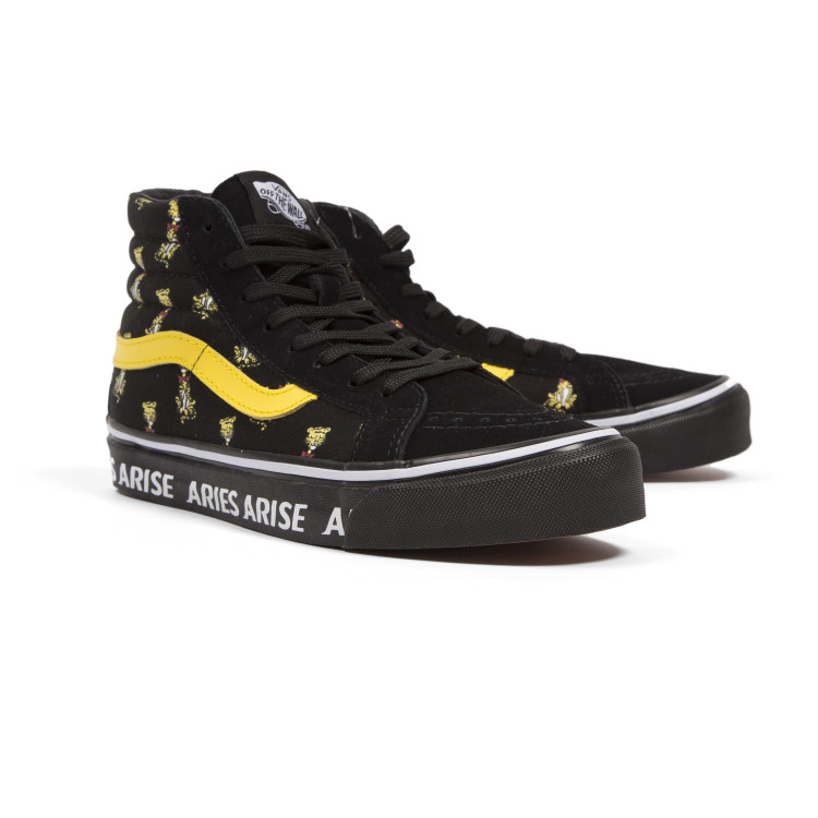 Aries x Vans Hi Shoes Black