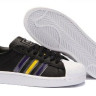adidas superstar 2 II black/white/yellow/purple