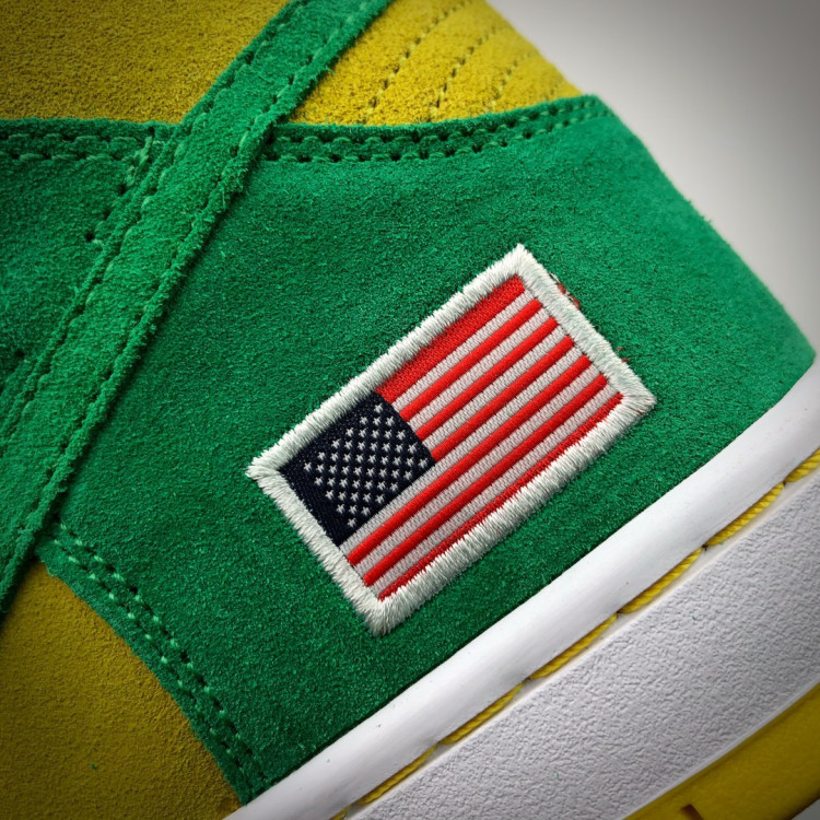 NIKE SB DUNK HIGH OAKLAND ATHLETICS 305050-337