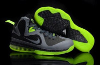 Lebron James 9 luminous sole(grey black)