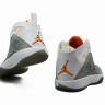 Air Jordan 2011 женские (white grey orange)