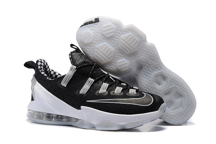 Lebron 13 low black white 1.jpg LEBRON XIII LOW BLack/White