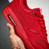 NIKE AIR MAX 1 PREMIUM IN "UNIVERSITY RED" rich red