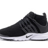 Air Presto Ultra Flyknit black white