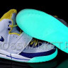 Air Yeezy white/purpure