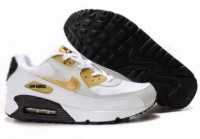 Air Max 90 (white/black/gold)
