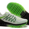 Air max 2015 white/black/green